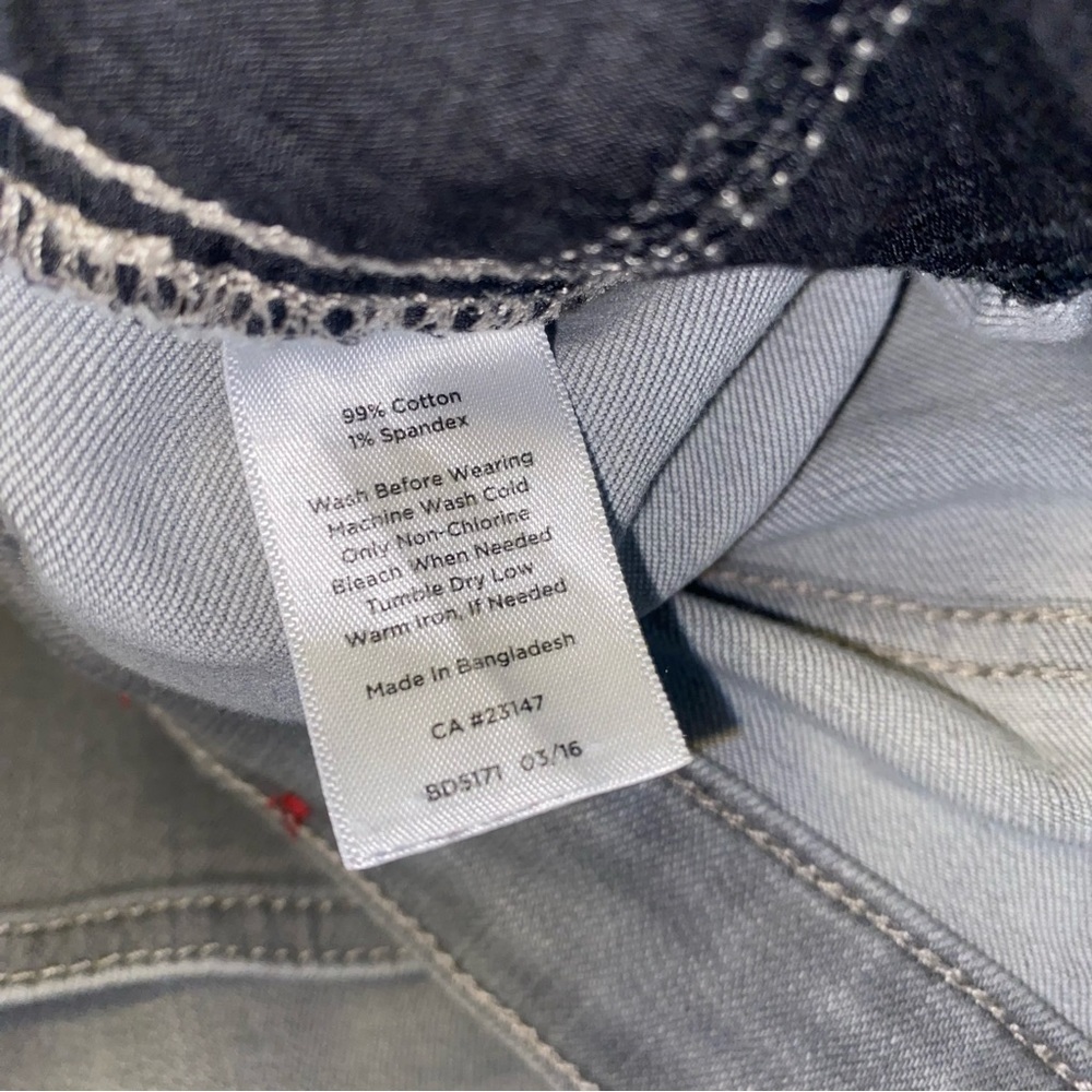 Talbots Gray Simply Flattering 5 Pocket Jeans - Picture 7 of 9